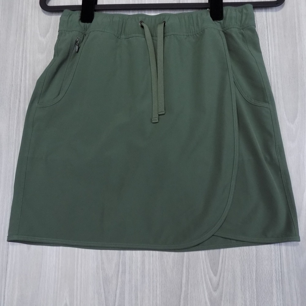 Patagonia Fleetwith Skort Womens XS Green Activewear Gorpcore EUC